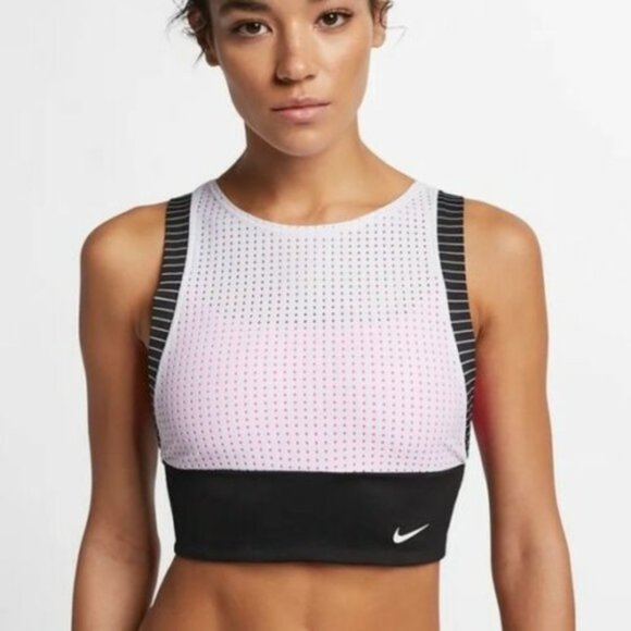 nike sport mesh layered midkini